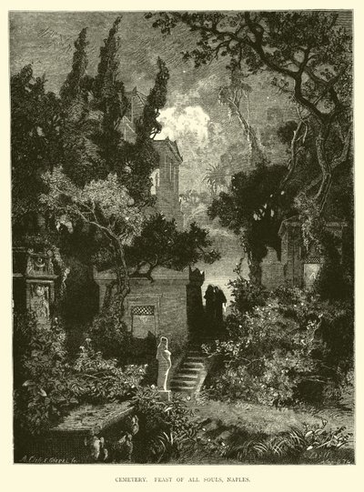 Friedhof, Allerheiligenfest, Neapel von English School