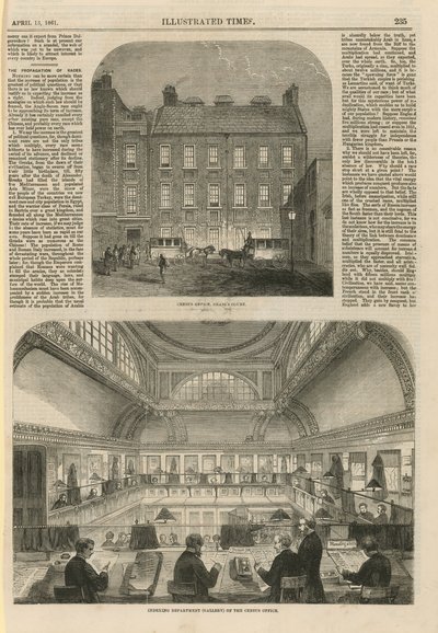 Volkszählungsbüro in Craigs Court von English School