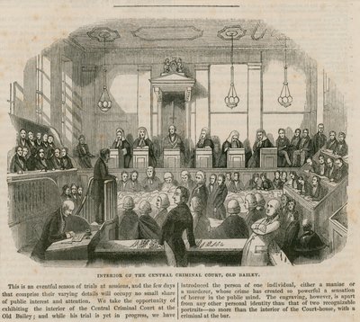 Central Criminal Court, Old Bailey von English School