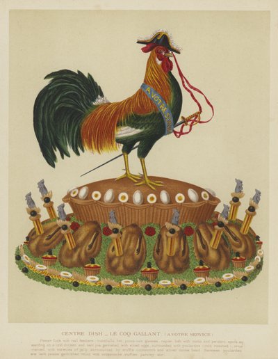 Mittelschale - der galante Hahn (zu Ihren Diensten) von English School