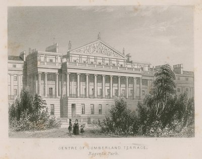 Zentrum der Cumberland Terrasse, Regents Park, London von English School