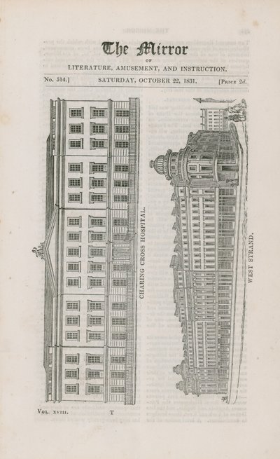 Charing Cross Hospital und West Strand von English School