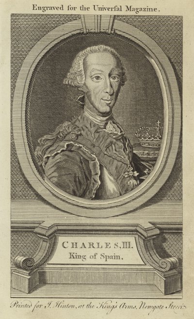 Karl III., König von Spanien von English School