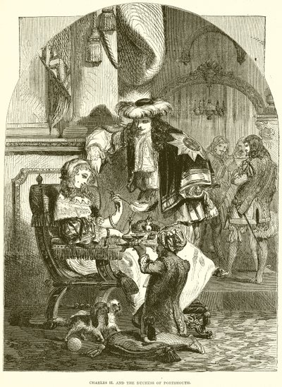 Karl II. und die Herzogin von Portsmouth von English School