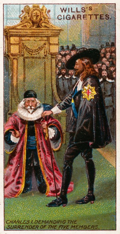 Karl I. fordert die Übergabe der fünf Mitglieder von English School