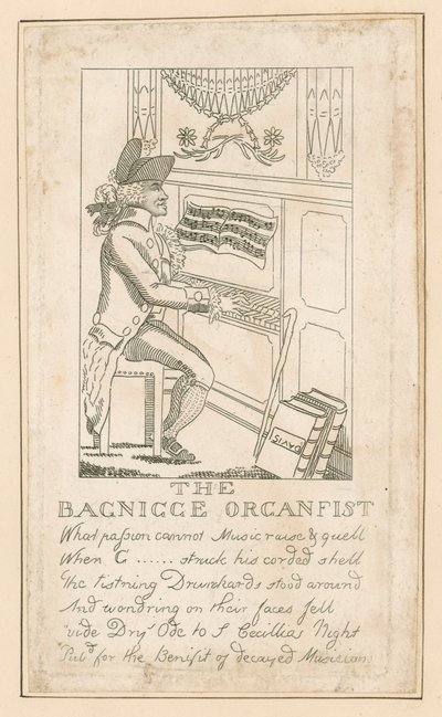 Charley Griffith, der Organist von Bagnigge Wells von English School