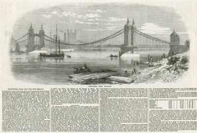 Chelsea-Hängebrücke von English School