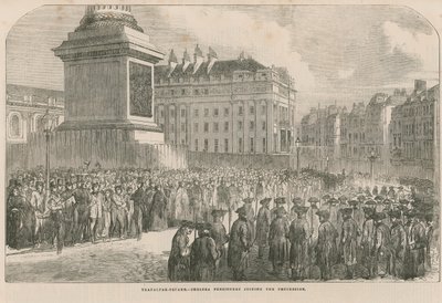 Chelsea-Pensionäre, die sich der Prozession anschließen von English School