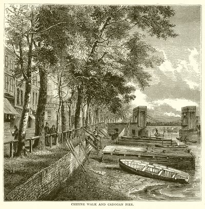 Cheyne Walk und Cadogan Pier von English School