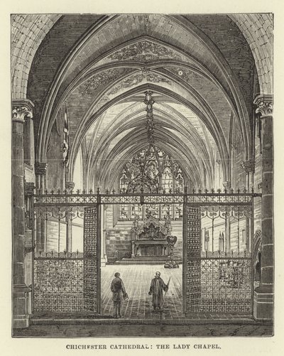 Chichester Kathedrale, die Marienkapelle von English School