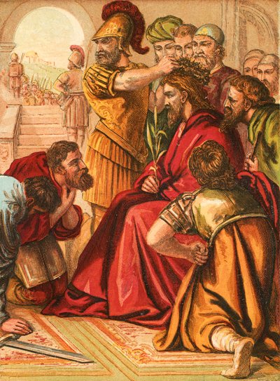 Christus mit Dornenkrone von English School