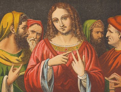 Christus im Streit mit den Gelehrten von English School