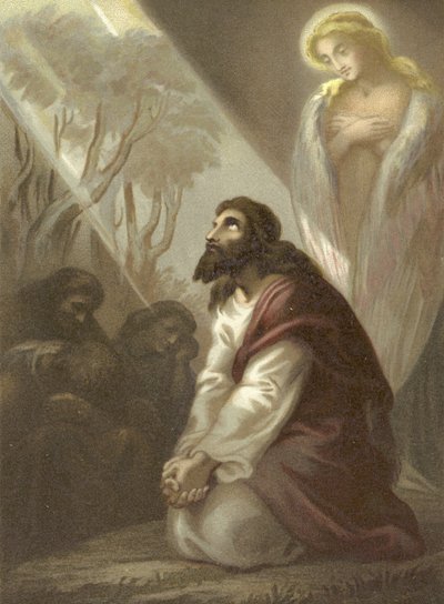 Christus im Garten Gethsemane von English School