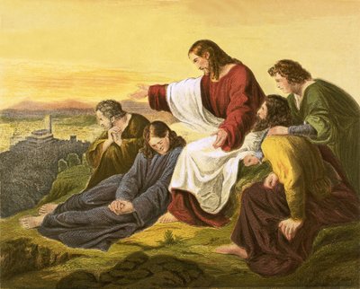 Christus prophezeit über Jerusalem von English School
