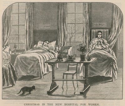 Weihnachten im neuen Hospital für Frauen von English School