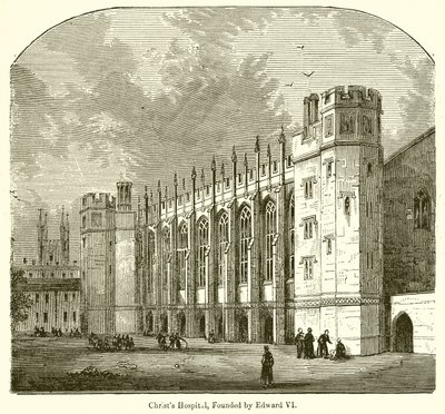 Christs Krankenhaus, gegründet von Edward VI von English School