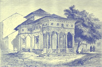 Kirche in Bukarest, Illustration aus Illustrierte Reisen, herausgegeben von H. W. Bates, veröffentlicht um 1880 von English School