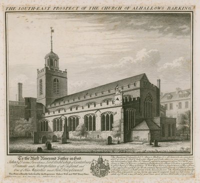 Kirche All Hallows Barking von English School
