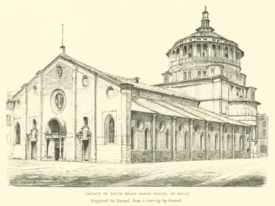 Kirche Santa Maria delle Grazie in Mailand von English School