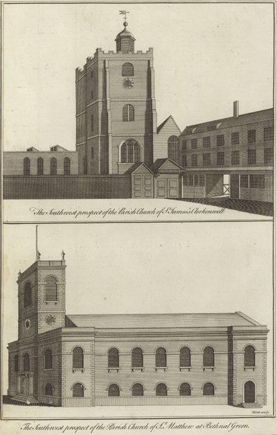 Kirche St James, Clerkenwell und Kirche St Matthew, Bethnal Green von English School