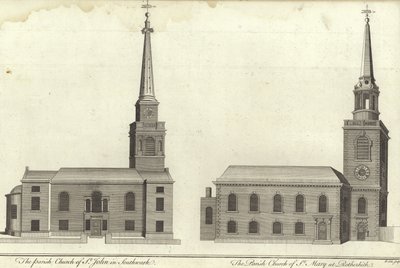 Kirche St. John, Southwark und Kirche St. Mary, Rotherhithe von English School