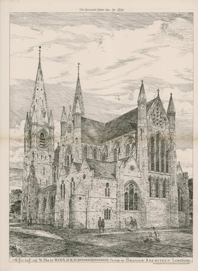 Die Kirche St. Mary in Woolwich von English School