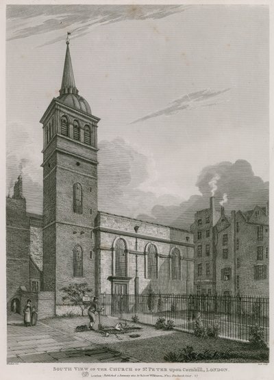 Kirche St. Peter upon Cornhill, London von English School