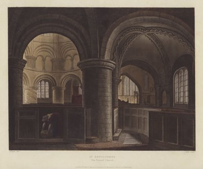 Kirche des Heiligen Grabes (die Rundkirche), Cambridge von English School