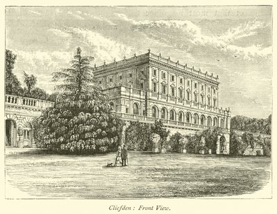Cliefden, Vorderansicht von English School