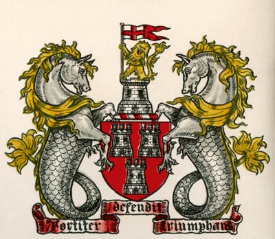 Wappen, Newcastle-upon-Tyne, England von English School