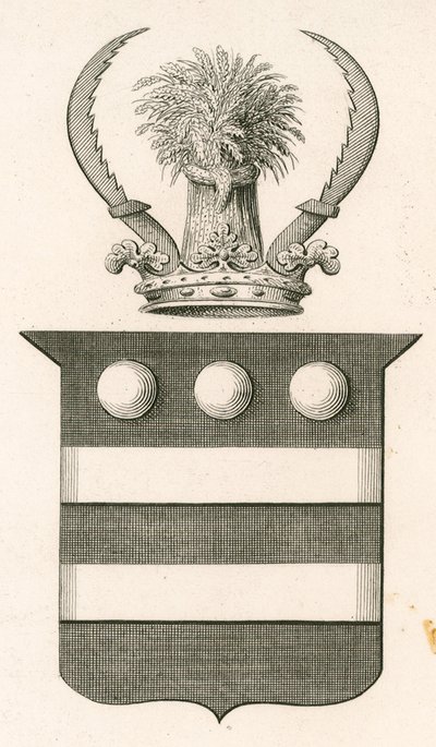 Wappen von Sir Edward Hungerford von English School