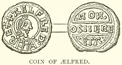 Münze von Aelfred von English School
