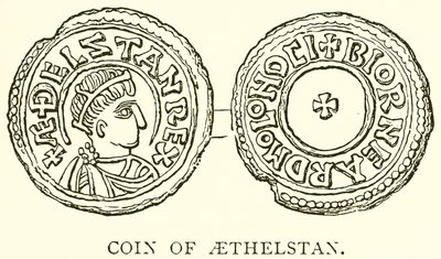 Münze von Aethelstan von English School