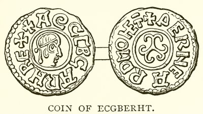 Münze von Ecgberht von English School