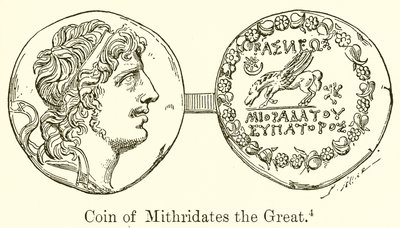 Münze von Mithridates dem Großen von English School