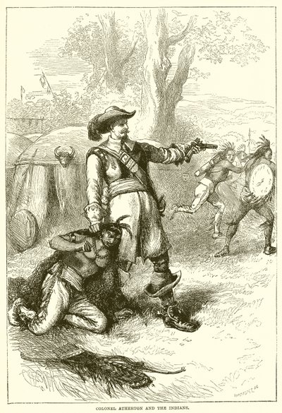 Colonel Atherton und die Indianer von English School