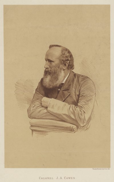Colonel J. A. Cowen (Lithographie) von English School