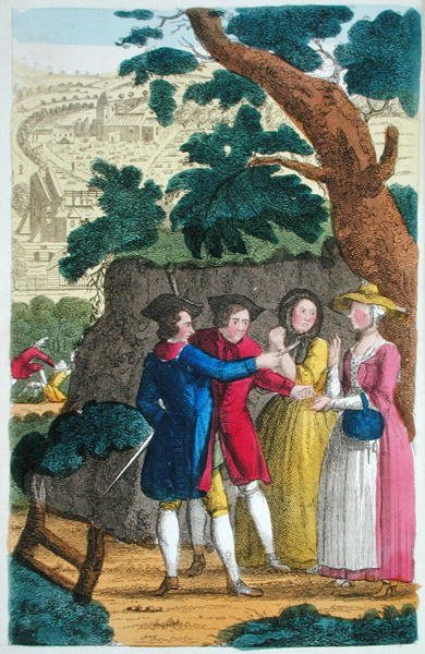 Colonel Jack beraubt Mary Smith, Illustration aus 
