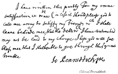Oberst Penruddock von English School
