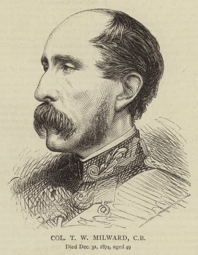 Oberst T W Milward, CB von English School