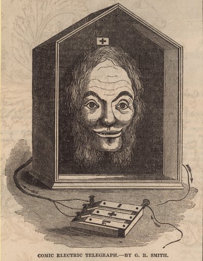 Komischer elektrischer Telegraph von G. E. Smith von English School
