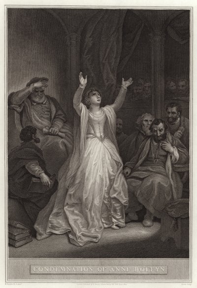 Verurteilung von Anne Boleyn von English School