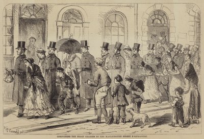 Die Nachtanklagen zum Marlborough Street Police-Court bringen von English School