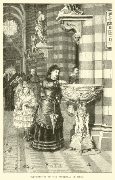Firmung im Dom von Siena von English School