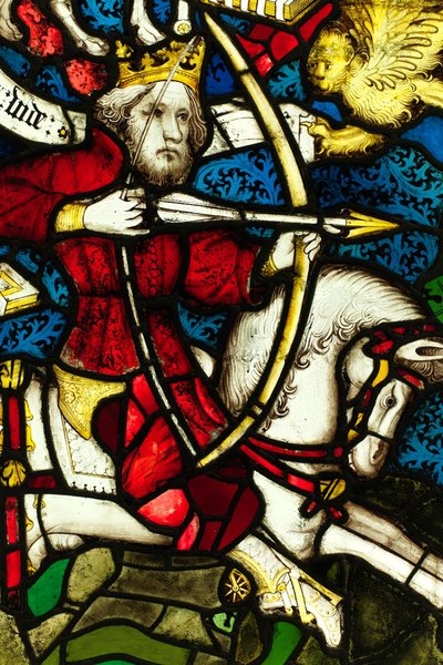 Erhaltener Abschnitt aus dem Großen Ostfenster der York Minster: 