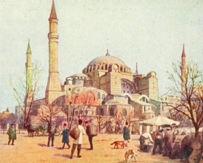 Konstantinopel, Hagia Sophia Moschee von English School