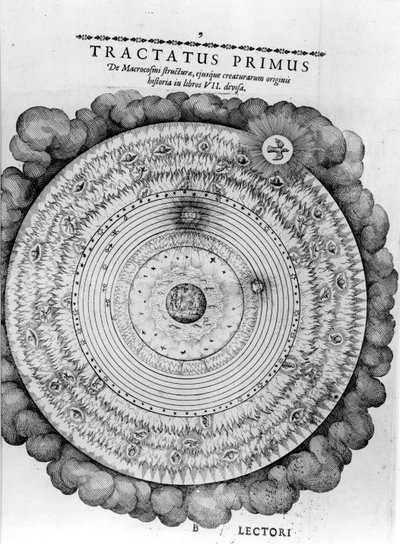 Konstruktion des Kosmos, aus Robert Fludds 