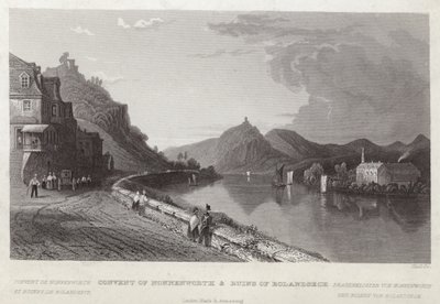 Kloster Nonnenwerth und Ruinen von Rolandseck von English School