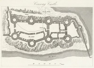 Conway Castle von English School