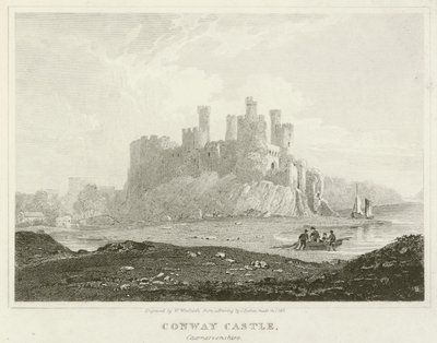 Conway Castle, Caernarvonshire von English School